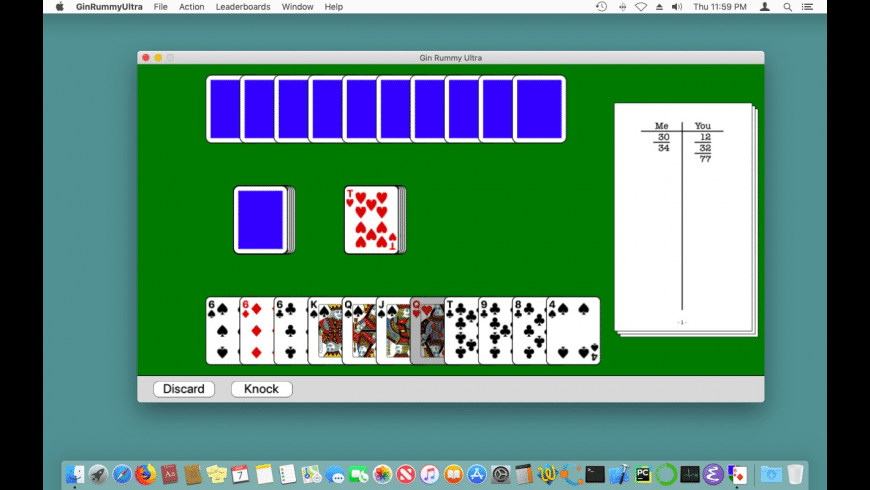 gin rummy games for mac
